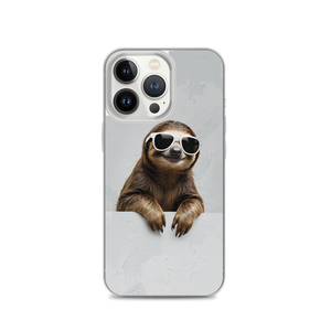 Cool Smiling Sloth iPhone Case