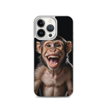 Happy Monkey Black iPhone Case