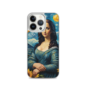 Monalisa Painting in Van Gogh Style iPhone Case