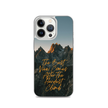 The Best View Comes iPhone Case