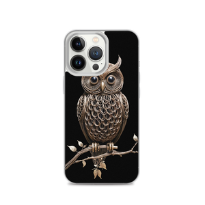 Owl Copper Art iPhone Case