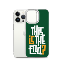 IS/THIS IS THE END? Forest Green iPhone Phone Case