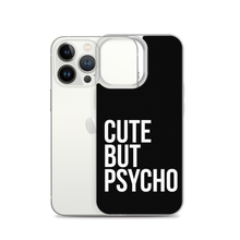 Cute But Psycho iPhone® Black Phone Case