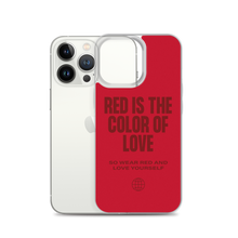 Red is the color of love iPhone® Phone Case