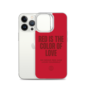 Red is the color of love iPhone® Phone Case