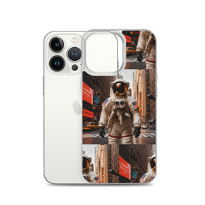 Astronout in the City iPhone Case