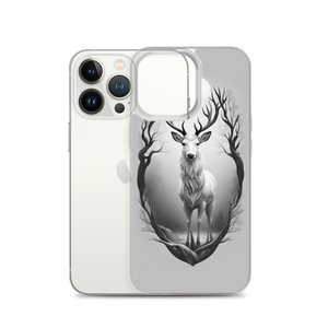 The Grayscale Deer iPhone Case