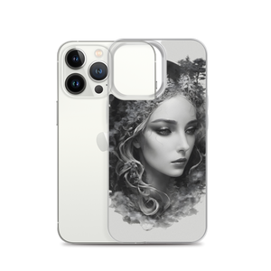 Grayscale Gaia iPhone Case