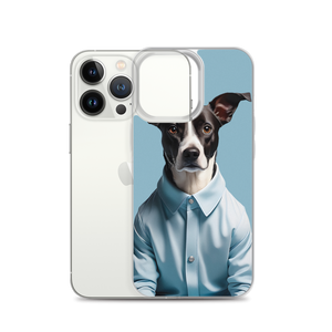 Sad Dog Blue iPhone Case