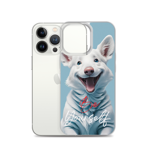 Cute Dog Be Yourself iPhone Case