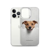 Smile Dog Peep iPhone Case