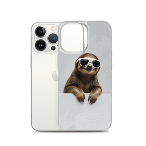 Cool Smiling Sloth iPhone Case