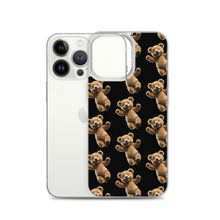 Happy Teddy Bear Pattern iPhone Case