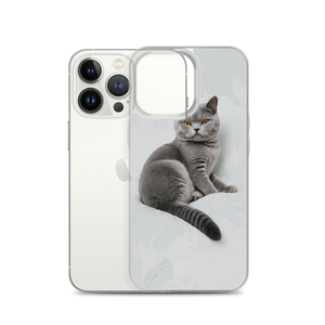 Relaxing British Shorthair Cat iPhone Case