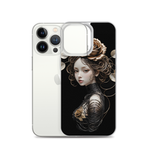 Lady Rose Copper Wire Art iPhone Case