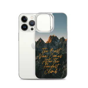 The Best View Comes iPhone Case