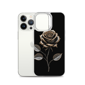 Rose Copper Art iPhone Case