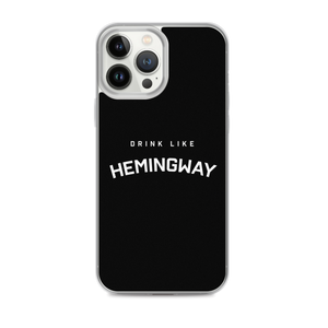 Drink Like Hemingway Clear Case for iPhone®