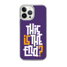 IS/THIS IS THE END? Purple Yellow Reverse iPhone Phone Case