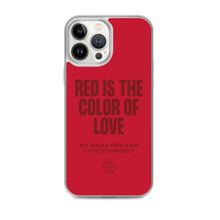 Red is the color of love iPhone® Phone Case