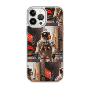 Astronout in the City iPhone Case