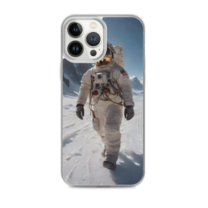 Astronaut Snow iPhone Case