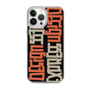 Design Express Typography iPhone Case