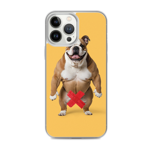 Bulldog X-Tape Yellow iPhone Case