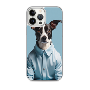 Sad Dog Blue iPhone Case