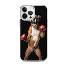 Boxer Boxing Black iPhone Case