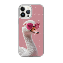 Cute Pink Swan iPhone Case