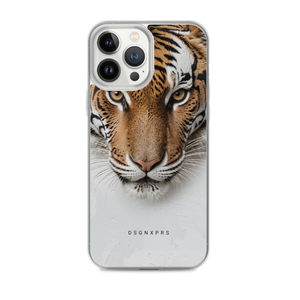 Silent Tiger Head iPhone Case