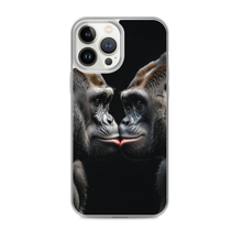 Gorilla Kissing iPhone Case