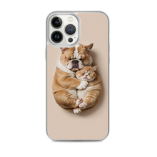 Cute Baby Cat and Dog Sleep iPhone Case