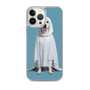 Dog in Ghost Costume iPhone Case