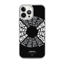 F**ck What They Think Grayscale iPhone Case