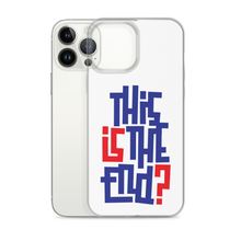 IS/THIS IS THE END? Navy Red iPhone Phone Case