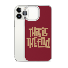 THIS IS THE END? Burgundy iPhone Phone Case