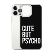 Cute But Psycho iPhone® Black Phone Case