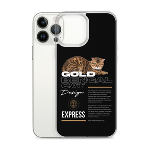 Gold Bengal Cat iPhone Case