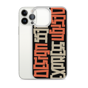 Design Express Typography iPhone Case