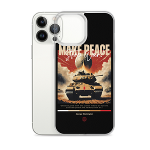 Make Peace Stop War Tank iPhone Case