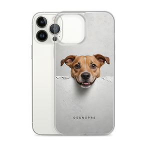 Smile Dog Peep iPhone Case