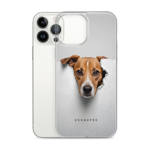 Funny Sad Dog Peep iPhone Case