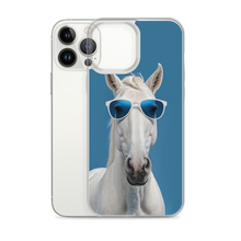 Cool Blue Horse iPhone Case