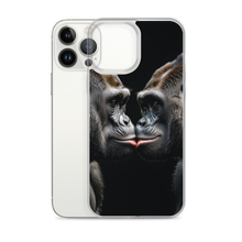 Gorilla Kissing iPhone Case