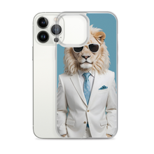 Funky White Lion iPhone Case