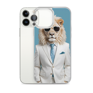 Funky White Lion iPhone Case