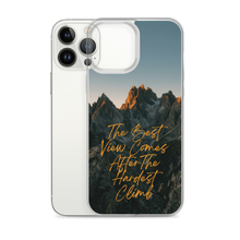 The Best View Comes iPhone Case