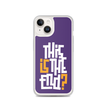 IS/THIS IS THE END? Purple Yellow Reverse iPhone Phone Case